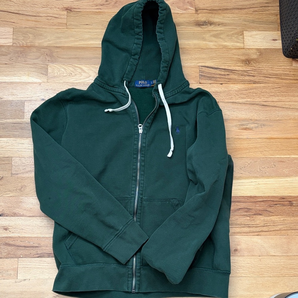 Polo by Ralph Lauren Forest Green Zip-Up Hoodie